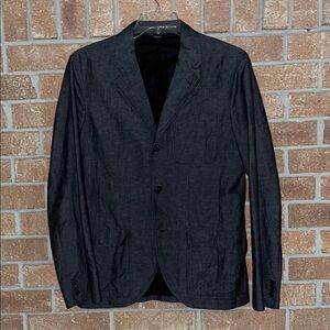 ARMANI EXCHANGE Men's Gray Blazer Size: M/M